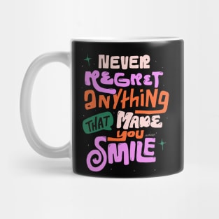 Never Regret (no background) Mug